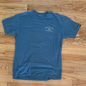 Howler Brothers Short Sleeve Crewneck Tee in Teal-Blue